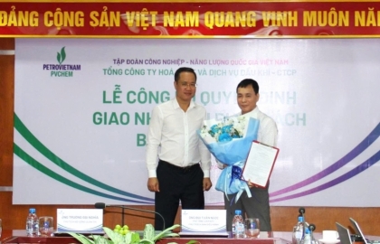  PVChem công bố Quyết định giao nhiệm vụ ông Bùi Tuấn Ngọc - Phó Tổng Giám đốc phụ trách Ban điều hành